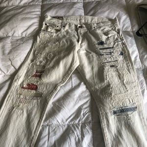 Men’s polo jeans wore once